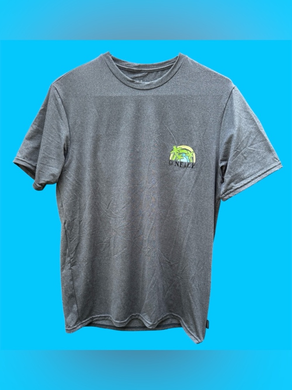 Men’s O’Neill Graphic Sun Shirt Gray Size Small NWT